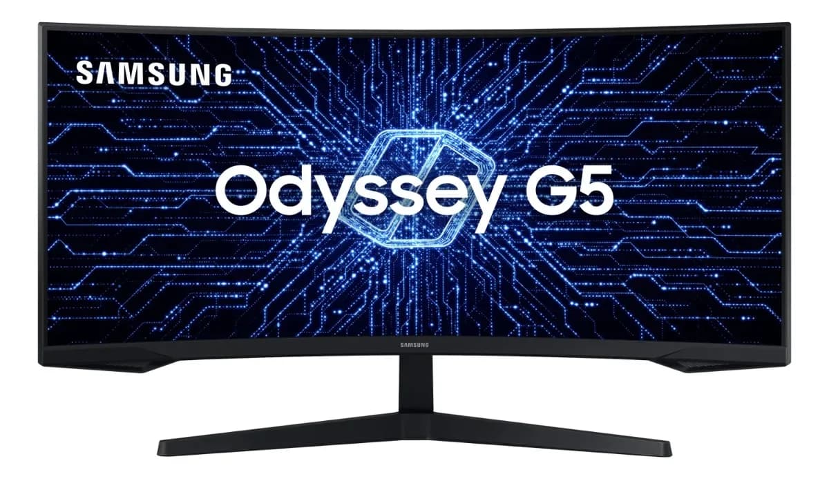 Monitor Curvo Ultrawide 34" LED (VA) Ultra WQHD Samsung Odyssey G5 (165Hz)